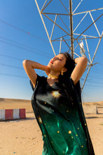 Load image into Gallery viewer, Uranus Cape sleeve kaftan